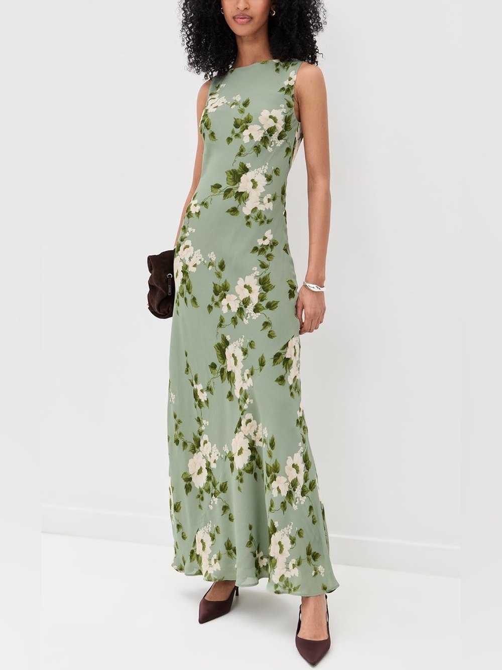 Reformation Prescott Maxi Dress in Greenery M - Picture 6 of 6